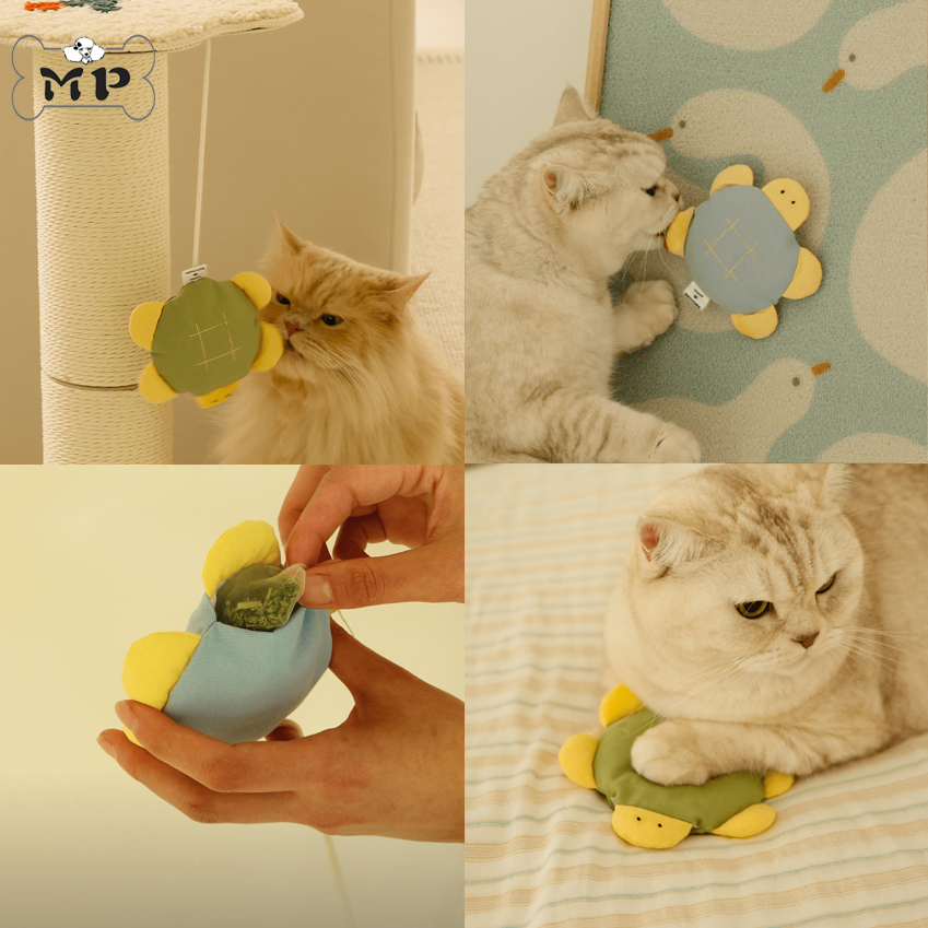 韩代猫薄荷乌龟悬挂粘贴嗅闻玩具