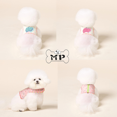 韩代宠物斜纹棉灯芯绒双面胸背