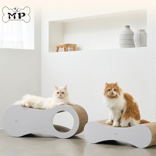 环保瓦楞纸花生隧道猫抓板玩具