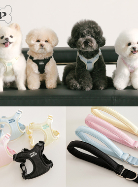 『Memory Pet』韩国正品ssfw宠物狗狗泡泡棉舒适超轻胸背/牵引绳