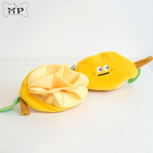 韩代宠物可爱刺绣芒果藏食玩具