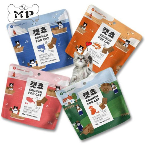 韩国美毛护肤夹心脆60g宠物猫