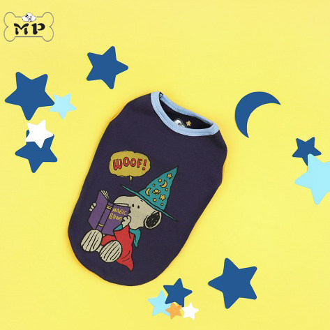 parisdog史努比复古魔法拼色T恤