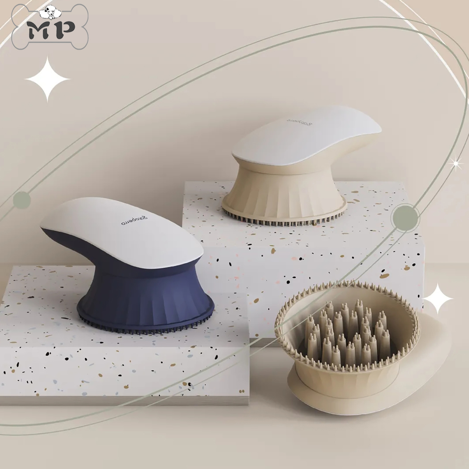 韩代宠物紫外线灯防螨除毛硅胶梳