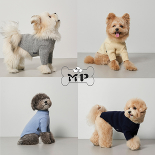 『Memory Pet』韩国代购smallstuff宠物秋冬保暖罗纹套头羊毛衫