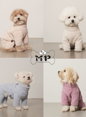 『Memory Pet』韩国代购smallstuff宠物冬季保暖摇粒绒高领四脚衣