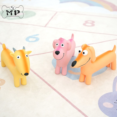 韩代PD可爱小狗山羊乳胶发声玩具