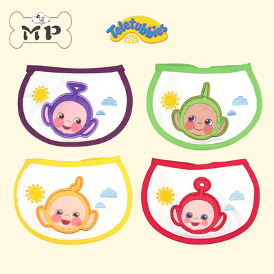 部分现货~韩国parisdog宠物天线宝宝刺绣可调节围脖口水兜