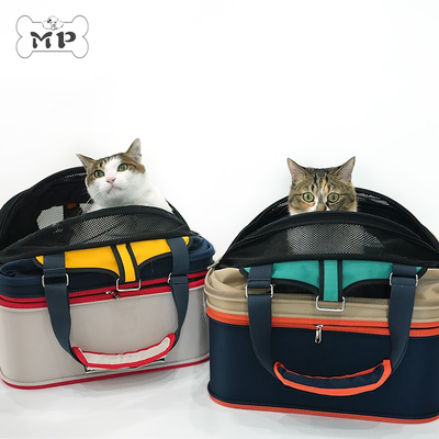 韩代宠物猫防应激封闭式外出包