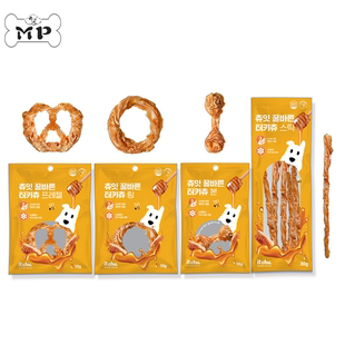 『Memory Pet』韩国itchu宠物狗零食蜂蜜火鸡筋骨头碱水圈磨牙棒