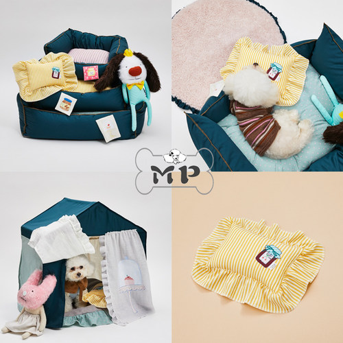 韩代宠物LD柔软舒适条纹沙发帐篷