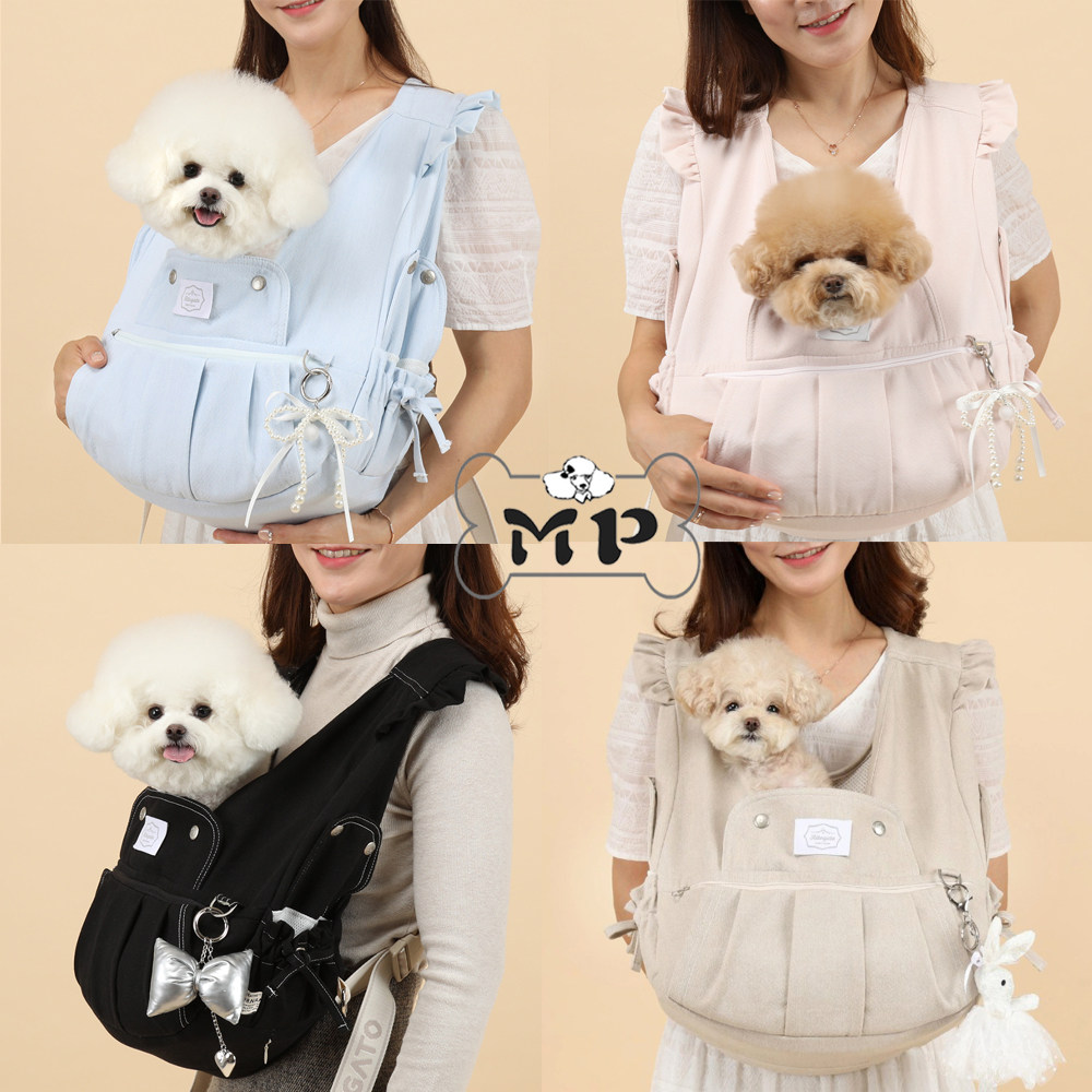 韩代宠物狗狗可露头双肩包胸前包