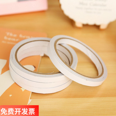 超薄无痕透明手撕双面胶带