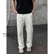子 男宽松男显瘦直筒长裤 Entong潮牌街头扎染设计感休闲裤 2025新款