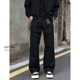 潮牌cleanfit直筒长裤 Entong工装 美式 子男款 大口袋复古vibe休闲裤