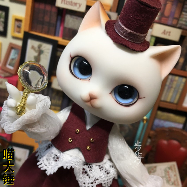 ID岛社灵之岛系1/12BJD动物版娃娃12分小猫常规版 喵大锤 SD潮玩