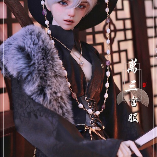 TD英伦风男装BJD娃娃服装假发鞋