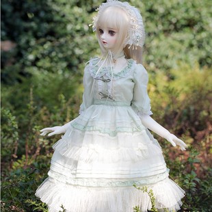 1/3女款BJD/SD娃娃衣服 画境3分女娃琳达官服裙子 清纯风连衣裙