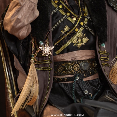 RD男装军装马超BJD娃娃衣服假发