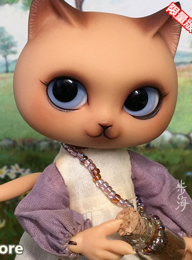ISLAND岛社灵之岛12分BJD娃限量版小宠猫 咖啡喵大锤Lenore丽诺尔