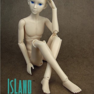 Island岛社正版1/4BJD娃娃身体SD男娃素体4分肌肉型单体(不含头)