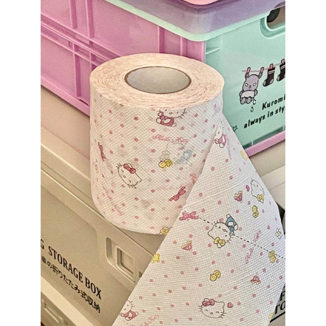 HelloKitty卷纸kt猫印花卷筒纸凯蒂猫面纸卫生间纸巾擦手纸巾家用