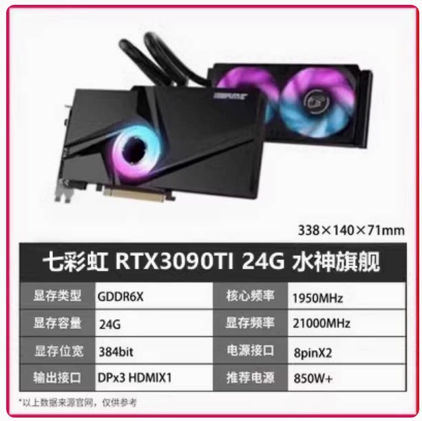 Красочная игровая видеокарта RTX3090 24G 3070TI 3080TI 12G 3090TI Изображение 1