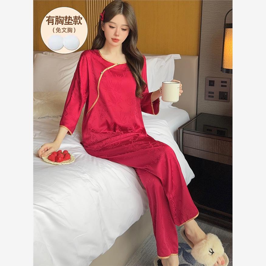 桑蚕丝新中国风真丝高档半袖女式