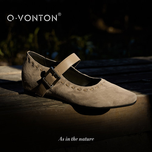 Q.VONTON青婉田法式玛丽珍鞋