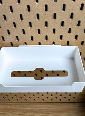 【兼容Yi家】抽纸架，洞洞板白色可上可下抽纸巾架，洗面巾收纳盒