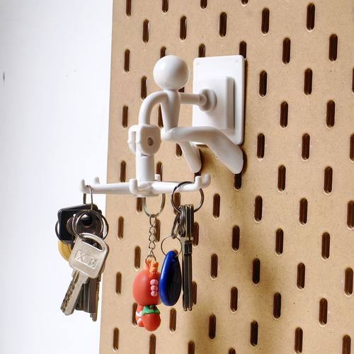 洞洞板小人挂钩钥匙挂钩
