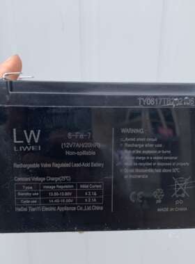 儿童电动车摩托车挖机电瓶童车电池12v7Ah 20hr 6v7Ah 6v4.5Ah