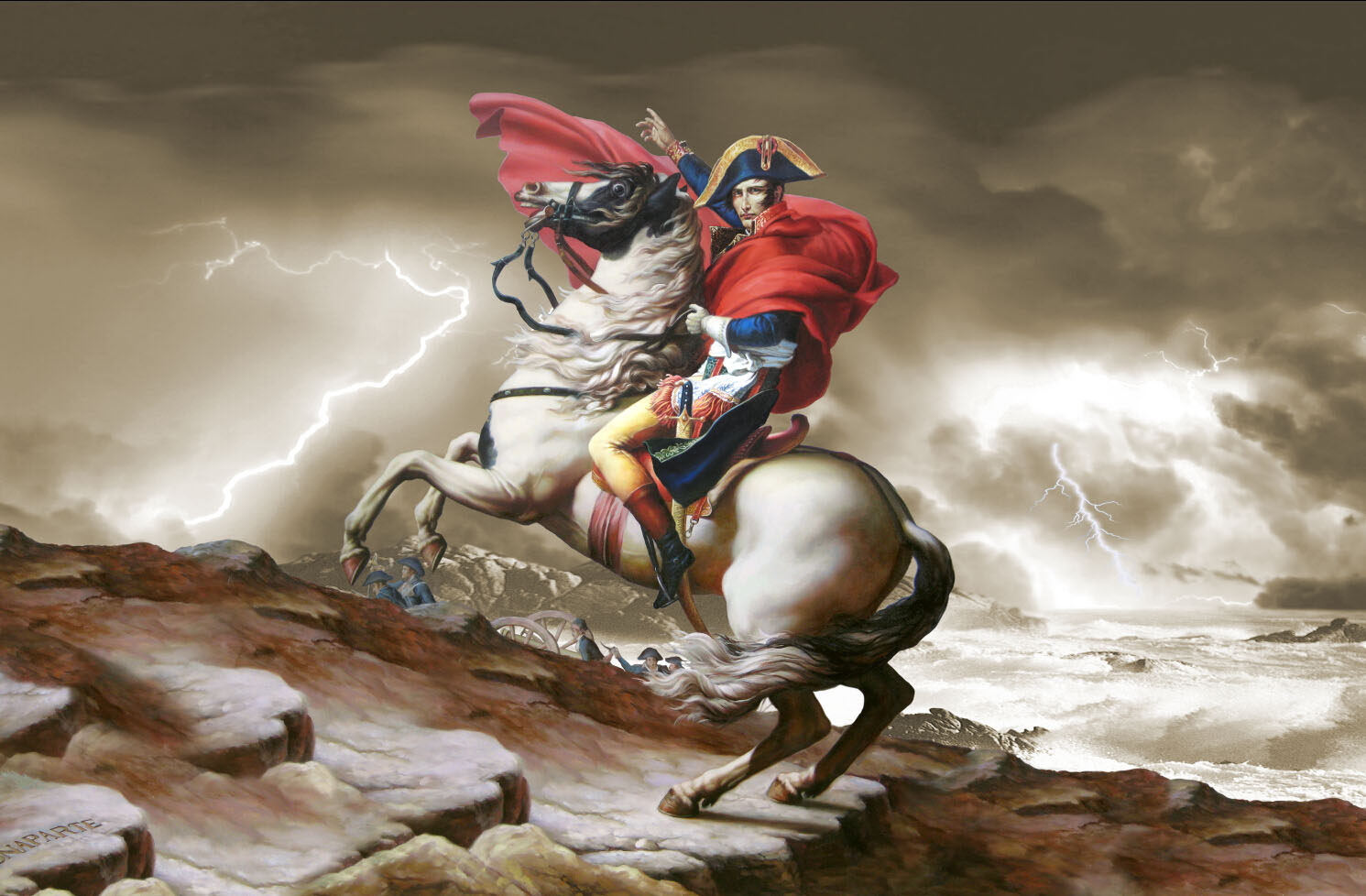 高清拿破仑装饰画像人物油画名画艺术国画电子版jpg格式图片素材