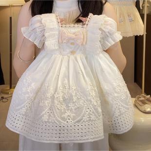 2026新款周岁礼服裙女童夏季连衣裙生日派对宝宝法式洛丽塔公主裙