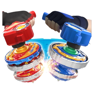 三宝双甲战陀2天翔流星龙超环战陀儿童双层陀螺玩具男孩战斗盘对