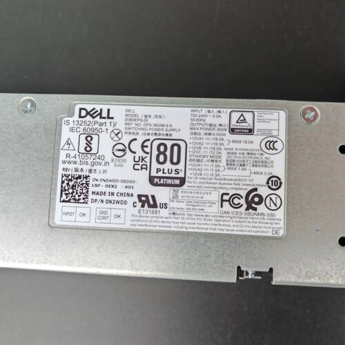 戴尔360w电脑电源LD360EPS-00