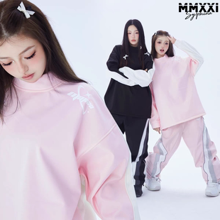 FreeSpin新款MMXXi滑雪服卫衣黑白粉色防水加厚加绒保暖男女同款