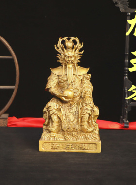 海神黄铜供奉客厅家用龙王爷