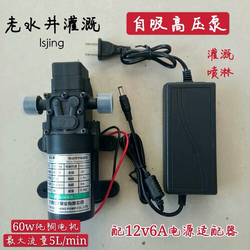 隔膜泵压自吸喷淋雾化消毒净水器家用净水机增压微型小型压力开关