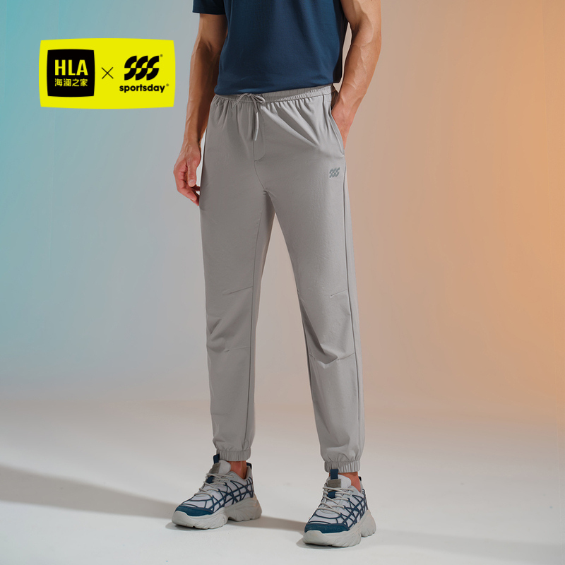 海澜之家松紧腰运动舒适抽绳卫裤