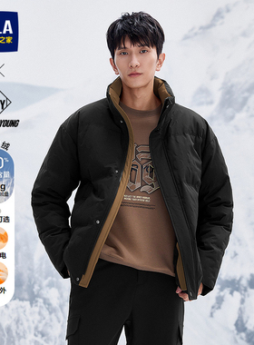 HLA/海澜之家POWER YOUNG系列羽绒服25秋冬新白鸭绒远红外外套男