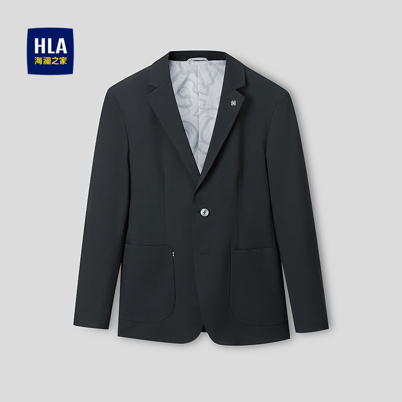 HLA/海澜之家国民臻品休闲西服26春夏新平驳领商务通勤单西外套男,男装,休闲西服,淘宝优惠券,粉丝福利购,淘宝优惠卷