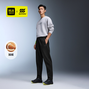 子男 松紧腰加绒束脚裤 运动sportsday卫裤 25秋冬新款