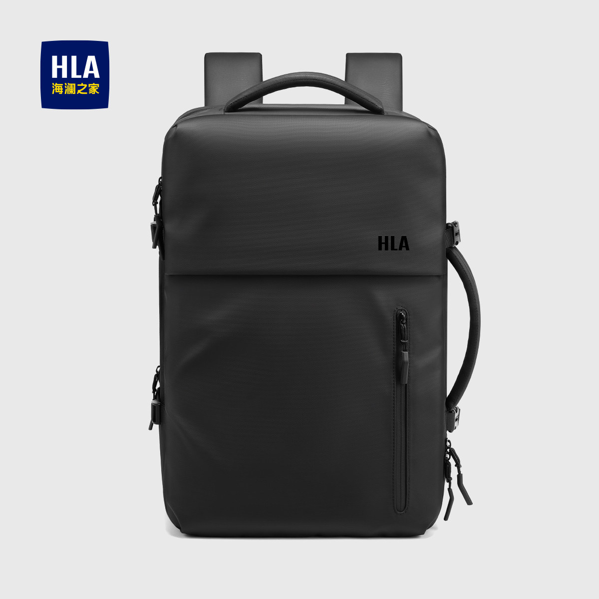 HLA/海澜之家双肩包男士商务背包大容量旅行出差男包男通勤新款