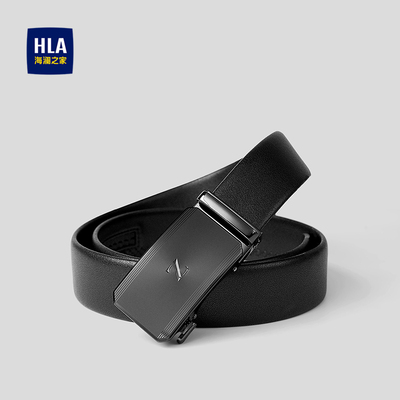海澜之家商务自动扣合金头皮带