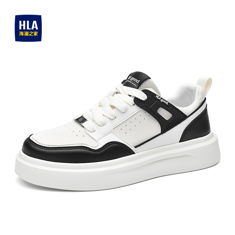 HLA/海澜之家男鞋新款潮流百搭增高板鞋耐磨舒适透气休闲鞋,流行男鞋,休闲板鞋,淘宝优惠券,粉丝福利购,淘宝优惠卷