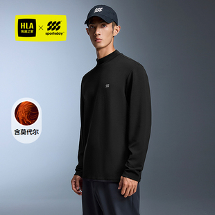 新含莫代尔男 T恤2025秋季 HLA 海澜之家荣耀马术运动sportsday长袖