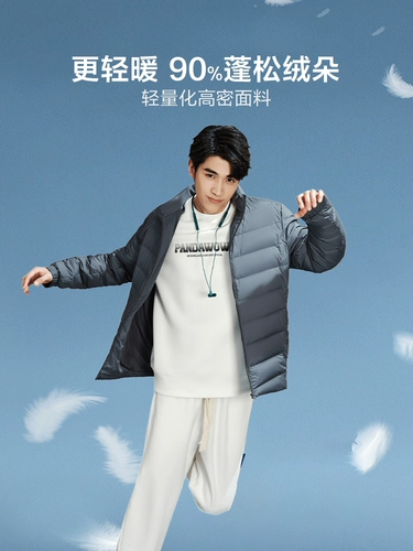 Легкий и тонкий спортивный демисезонный портативный пуховик, мужская куртка