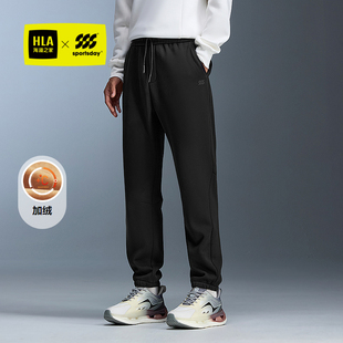 子男 松紧腰加绒束脚裤 运动sportsday卫裤 25秋冬新款