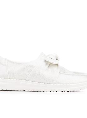 代购Hey Dude女士休闲鞋透气轻便舒适缓震防滑圆头系带